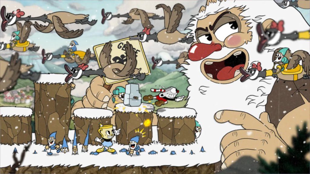 the nostalgic art of Cuphead